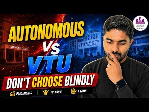 VTU or Autonomous? Biggest Mistakes Students Make 😱