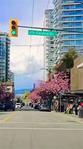 🌸 Downtown Vancouver Driving Tour 🚗 #4k #canada #travel #roadtrip #bc #driving #canada #shorts