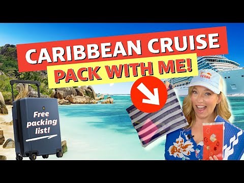 Caribbean Cruise Packing! Pack with me! OUTFITS, cruise essentials, carry-on!