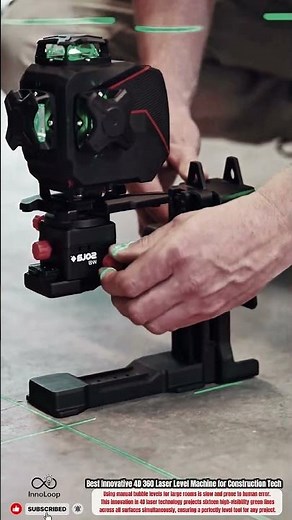 Best Innovative 4D 360 Laser Level Machine for Construction Tech #innovation #tool#shorts