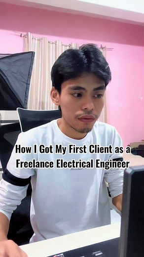 From zero clients to regular projects ⚡📐 All it took was one message. If you’re just starting as a freelance electrical engineer — don’t wait, reach out! 💻 #ElectricalEngineer #FreelanceEngineer #EngineeringTips #ClientAcquisition #EngrJulian