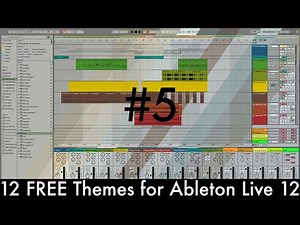 FREE Ableton Live 12 Themes No. 5 (Not So Grey Collection)