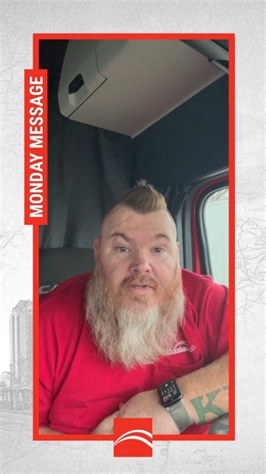 Happy Monday! Professional Driver Brian brings us this week's #MondayMessage. | Nussbaum Transportation