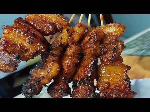 Bikin GAGAL DIET! Sate Babi Samcan | Pork Belly Satay | Nael Onion