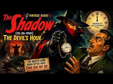 The Shadow | The Devil's Hour (10-26-1941) Restored Halloween Mystery Radio Drama
