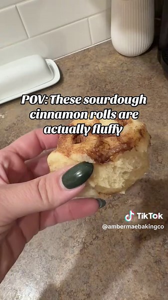 These sourdough discard cinnamon rolls also use yeast and are fluffy and moist and all you’ve ever dreamed of. Stay tuned for the full cinnamon roll recipe. I’m obviously going to share the recipe because unfortunately I can’t bake for everyone and we don’t gate keep the goods in this kitchen. #sourdoughcinnamonrolls #microbakery #recipesoftiktok #homebaker #bakingfromscratch