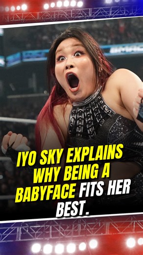 🌟 Why does Iyo Sky prefer being a babyface? She believes it matches her natural vibe and allows her to connect more authentically with fans! 💖 ⬇️ . . . #IyoSky #Wrestling #Babyface #WWE #Authenticity | Sportskeeda Wrestling