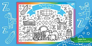 My First Letter Z Doodle Mat