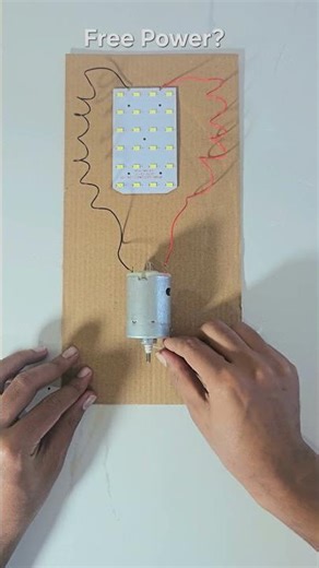DC Motor Generator Test | Can It Light an LED Panel? #experiment