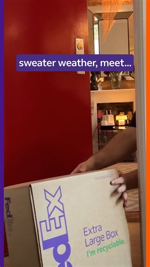 FedEx on Instagram: "Finally a new reason to use @ShopRunner by FedEx 🍂 #FallFashion #BacktoSchool #SweaterWeather #OutfitInspo"