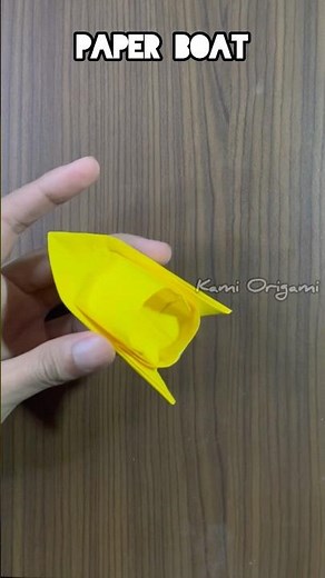 ORIGAMI PAPER BOAT DIY INSTRUCTIONS | HOW TO MAKE ORIGAMI