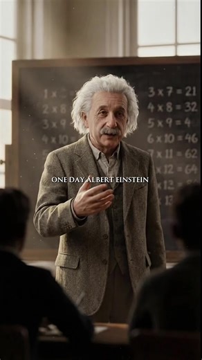 One day Albert Einstein was teaching a class #story #alberteinstein #motivation