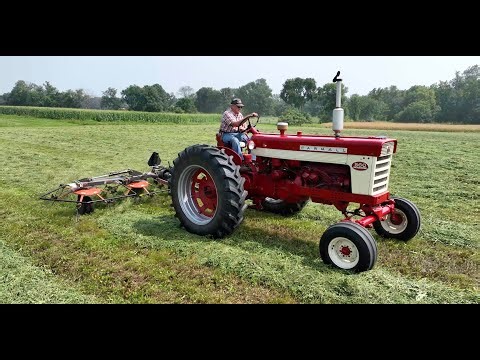 Using A Hay Tedder In St. Joseph MN, July 30 2025.