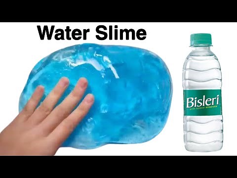 How to make Water Slime at home With Glue and Activator/ Making Water Slime/ Slime with Water/ ASMR