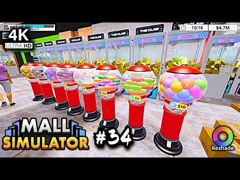 Mall Simulator 2025 4K PC #33 All Maxed Unlocked Reshade