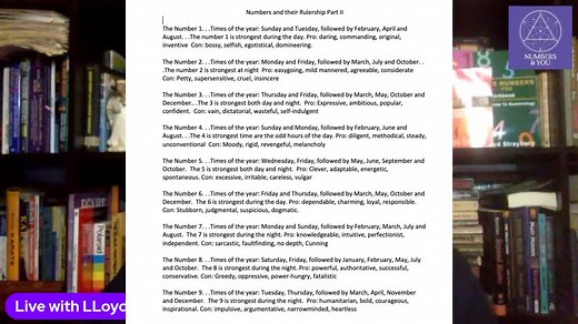 Understanding the Meaning Behind Your Birthday Number 5-9