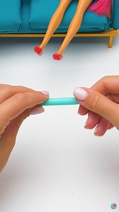 DIY Barbie miniature lipstick and mascara 💄 #makeup | 5-Year Crafts