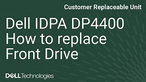 Dell PowerProtect DP4400 IDPA에서 전면 하드 드라이브를 교체하는 방법
