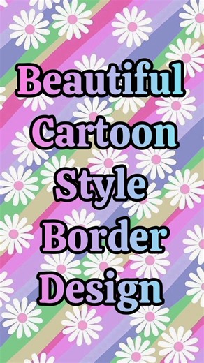 4 Simple Drawing Border Design for Project Front Page ✨Beautiful Drawing Ideas for Title Page Design