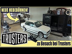 Workshop upgrade visit at Trusters: assembly & first use of the new lifts.