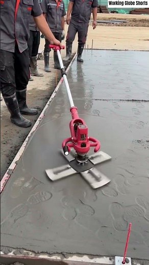 🏗️⚙️ Motorized Walk-Behind Concrete Power Trowel and Surface Finishing
