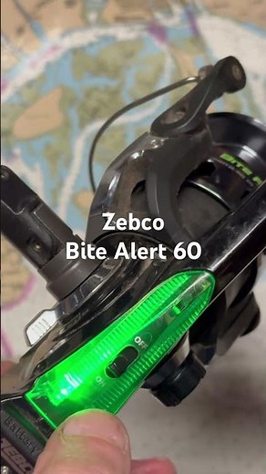 Zebco Bite Alert fishing reel for the day #fishing