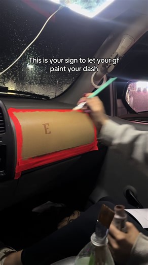 #lover #loveitoverhere #mine @emma👸🏼👸🏼 | dashboard painting