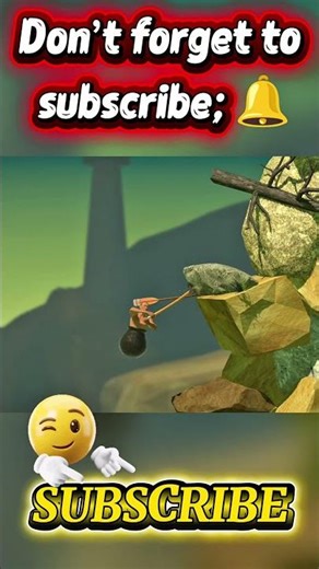 😱Do you know what’s up there? 😲😯 #gettingoverit #gameplay