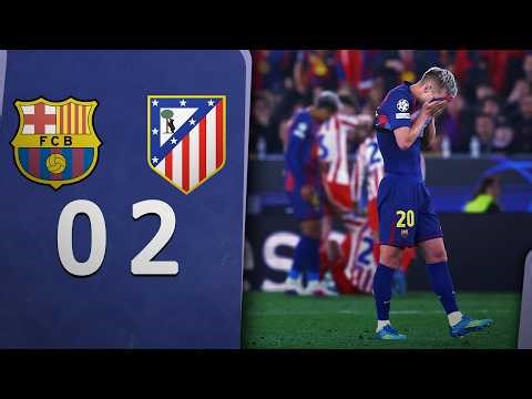 ✅ BARCELONA 0 ATLETICO DE MADRID 2 🏆 RESUMEN CHAMPIONS LEAGUE 2026