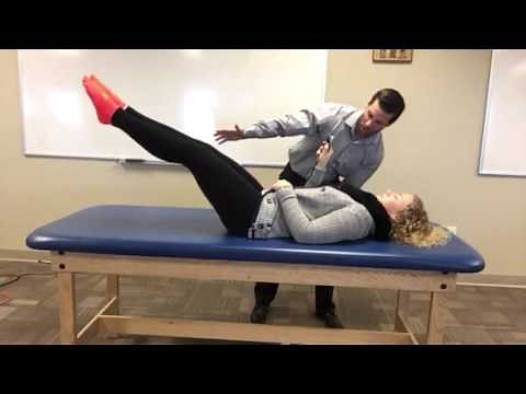 Double Leg Lowering Test for patient in Case Scenario