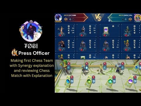 Infinity Kingdom {Chess Guide} Making Team and Match reply review with explanations