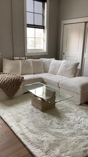 Ruggable Washable Rugs Setup for a Cozy Home | IKEA Härlanda Series Couch