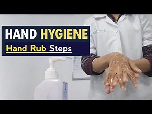 Hand Hygiene Without Water | Hand Rub Steps | Hand Hygiene Procedure