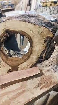 Spalted Maple mantle piece, woodworking with a rustic flare!