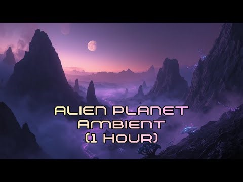 Alien Planet Surface – Cinematic Sci-Fi Ambience for Focus & Sleep