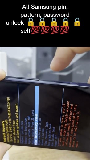 All Samsung pin, pattern, password unlock method 2026 #smartphone #androidrepair #hard reset