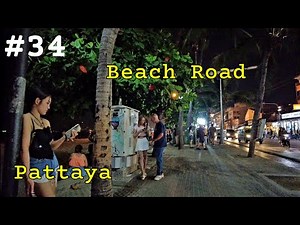 Pattaya beach road walk