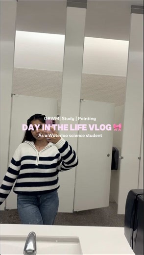 busy busy day! #uwaterloo #campuslife #grwm #study #creatorsearchinsights