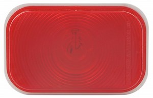 Optronics Trailer Tail Light - Stop, Turn, Tail - Submersible - Incandescent - Rectangle - Red Lens