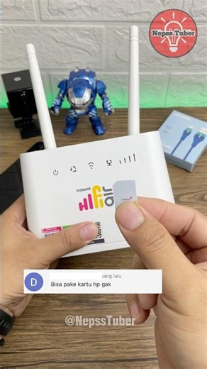 TEST PAKAI KARTU HP KE MODEM ROUTER WIFI RABIT, GIMANA HASILNYA?! #shorts
