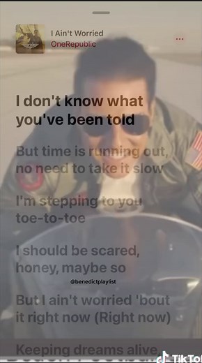 One Republic - I Ain't Worried (Whistle Edit) Lyrics