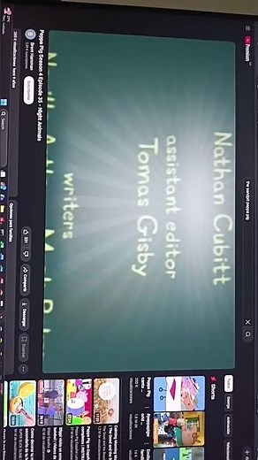 Peppa Pig Night Animals Credits