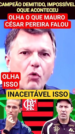 MAURO CÉSAR PEREIRA MANDOU A REAL, INACREDITÁVEL FLAMENGO FEZ ISSO, FILIPE LUÍS E LEONARDO JARDIM