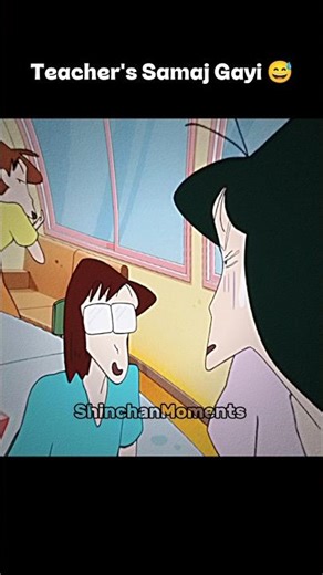 Teacher's Samaj Gayi 😅 #shinchan #shorts #foryou #anime