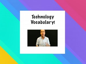 Technology Vocabulary -- 1a