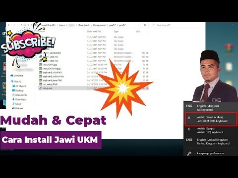 Cara Mudah Install Font Jawi UKM 2021 Dalam Laptop