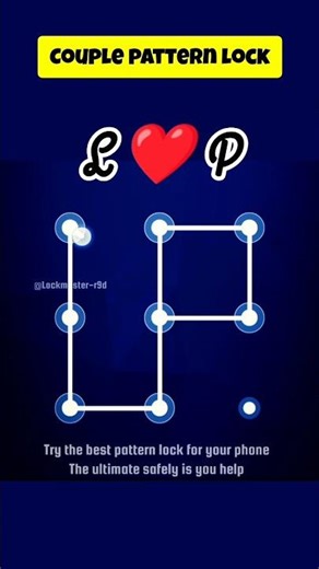 lovers couple pattern L+ P❤️😍#pattern #pattern_unlock #highlights