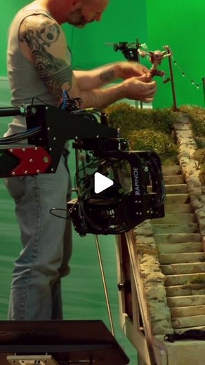 Justin Rasch on Instagram: "Got another timelapse of me animating from the @gdtreal pinocchio ....timelapse shot @ptszk ... rigging by @shamidionne this one clearly shows how stop mo animation is not meant to be seen from different perspectives besides the camera lens. Dimensionally we only concern our selves with the camera perspectives...so its often off axis outsife of the screen. #animation #magic #pinocchio #guillermodeltoro #stopmotion #justinrasch #spazzatura #shadowmachine"