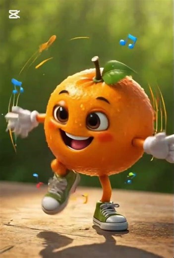 Dancing orange #funny#viral dance