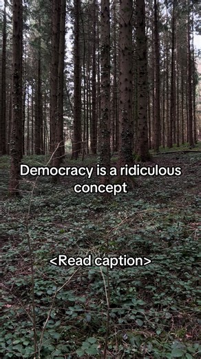 “Democracy is the theory that the common people know what they want, and deserve to get it good and hard.” — H. L. Mencken 1. Democracy pretends that “collective ownership of your life” is legitimate. If 51% vote to take your money, regulate your business, or draft you, the system calls it “the will of the people.” It is a dressed-up violation of individual sovereignty. Majority rule doesn’t magically turn coercion into ethics. 2. Democracy rewards pandering, not competence. Politicians win by t